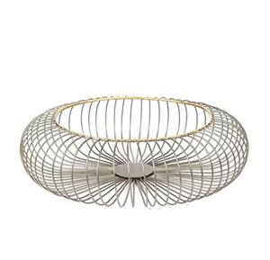 Frutero Decorativo de Metal de 2 Niveles con Revestimiento de Polvo, Elegante, Económico, al por Mayor, Precio Bajo, Directo de Fábrica, Frutero Indio - Product Image 3