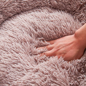 Wasch bares Super Soft Hunde angst bett Bambus Hunde bett Donut Hunde bett - Product Image 2