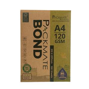 Papel de copia blanco tamaño A4 en 70 GSM 75 GSM 80 GSM perfecto para impresión de gran volumen y fotocopias a granel - Product Image 3