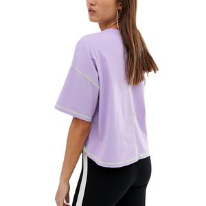 Casual Crop <b>Top</b> Round Neck Short Sleeve Casual T Shirt <b>Top</b> Trending Product Women Stretchable 2026 - Product Image 3