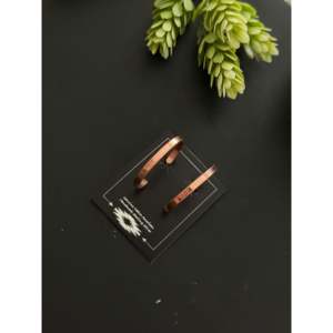 Pendientes Colgantes de Cobre Navajo, Pendientes Geométricos con Perlas y Diamantes, Estilo Religioso Moderno para Bodas, Fiestas, Regalo - Product Image 3
