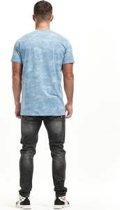 Camiseta informal de algodón 100% de alta calidad con cuello redondo para hombre, camiseta transpirable de secado rápido con estampado de logotipo sólido, Jersey de 220 gramos en blanco - Product Image 6