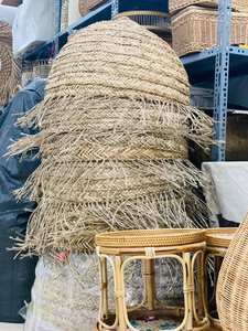 ที่ดีที่สุดราคา Handcrafted ธรรมชาติหญ้าทะเลโคมไฟเฉดสีเป็นมิตรกับสิ่งแวดล้อมตกแต่งบ้านแสง - Product Image 5