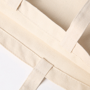 กระเป๋าผ้าแคนวาสรีไซเคิลเป็นมิตรต่อสิ่งแวดล้อมสไตล์เรียบง่ายน่ารักกระเป๋าโท้ทผ้าฝ้าย100% ออร์แกนิคธรรมชาติเป็นมิตรกับสิ่งแวดล้อม - Product Image 6