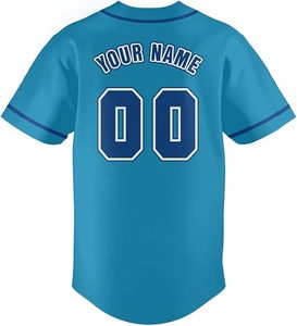 เสื้อเบสบอลผ้าโพลีเอสเตอร์ระบายอากาศได้ง่ายเสื้อ100% น้ำหนักเบา - Product Image 3