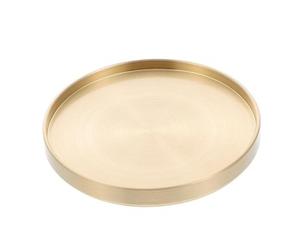 Posavasos de latón pulido de alta calidad, vajilla de Metal de estilo clásico de diseño Simple para decoración de bares elegantes - Product Image 6