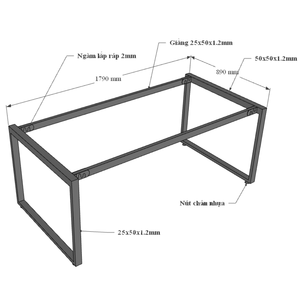 Acacia Wood Industrial Conference <b>Table</b> 90x180cm Modern Design for <b>Office</b> & Hotel - Product Image 5