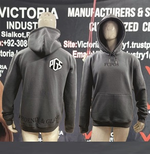 Sudadera Holgada con Cremallera Completa, Diseño 3D para Impresión Digital, Bordado, Teñido con Cuentas, Teñido Liso, Ropa Urbana de Otoño, Pakistán - Product Image 5