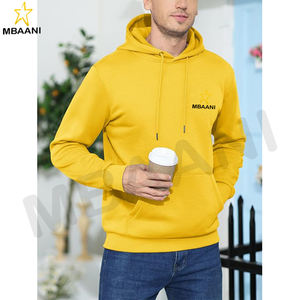 Sudaderas con capucha en color amarillo para hombre y mujer - Product Image 2