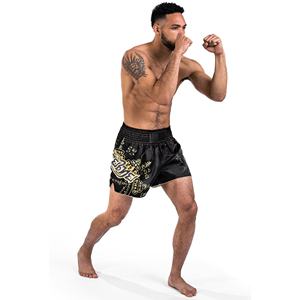 การออกแบบล่าสุด OEM ยอดขายมวยไทยมวย MMA กางเกงขาสั้นที่กําหนดเองมวยไทยกางเกงขาสั้นต่อสู้กางเกงขาสั้นสําหรับชาย - Product Image 4