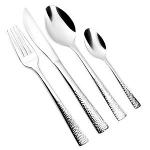 Metal Cutlery Set With Different finishes offering sleek appearance kitchens homes restaurants cafes modern dining <b>spaces</b> - Product Image 3