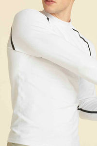 Rashguard MMA personnalisable de haute qualité, tissu extensible 4 directions, vêtement de compression athlétique, sublimation intégrale, ajustement parfait, tissu long - Product Image 3