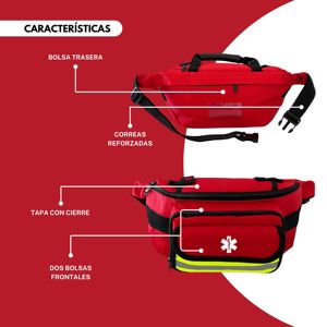 Bolsa de Emergencia Médica Manos Libres Estilo Riñonera con Construcción Reforzada - Product Image 4