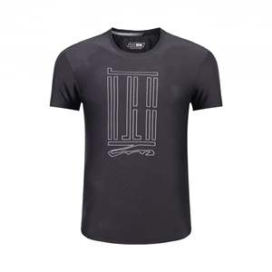 Fabricants d'usine directs T-shirts pour hommes Couleurs et logos exigeants du client T-shirts pour hommes d'été à séchage rapide de qualité professionnelle - Product Image 2