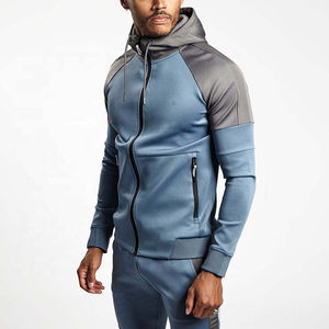 Vente en gros de survêtements de sport de haute qualité avec logo de marque Survêtements de sport pour hommes Ensembles 2 pièces à la mode à la mode - Product Image 2