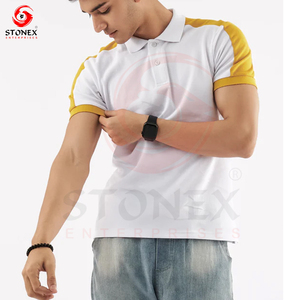 Polo d'été à la mode T-Shirt Casual Men's Shirt Breathable Short Sleeved Sports Cotton Streetwear Polo T Shirt - Product Image 2