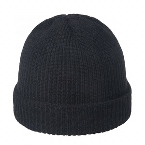 Chapeaux en tricot de pêcheur unis à la mode avec logo personnalisé, bonnets en tricot chauds à revers, bonnets d'hiver en jacquard pour adultes et enfants - Product Image 6