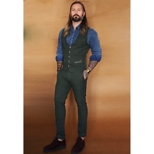 Chaleco acolchado Cardato para hombre Reversible a prueba de viento lona poliéster doble botonadura con logotipo personalizado con técnicas de punto - Product Image 1