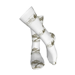 Chaussettes de chevalerie pour hommes de haute qualité avec impression de logo personnalisé, chaussettes de chevalerie à compression avec logo personnalisé - Product Image 1