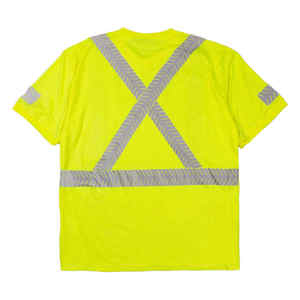 Reflective Shirt High Visibility Safety T-Shirt Men <b>Women</b> Lightweight Breathable Durable Outdoor Workwear <b>Top</b> - Product Image 1