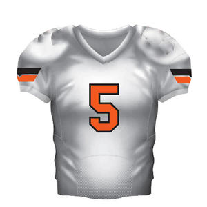 Camiseta de fútbol americano juvenil Costura duradera Impresión de equipo Ajuste fácil Precio al por mayor MOQ bajo - Product Image 3