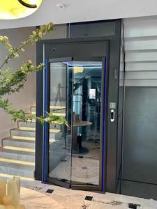 Lift rumah kecil untuk rumah tinggal hidrolik elektrik aman untuk rumah sakit hotel kayu PVC lantai tanpa gigi traksi - Product Image 2