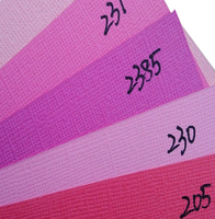Vente directe de papier cartonné texturé de haute qualité papier de scrapbooking bricolage coloré pour la fabrication de cartes artisanales