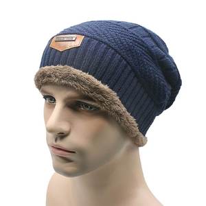 Usine En Gros Tricoté Chaud Hiver Beanie Caps hommes En Plein Air tricoté unisexe ski beanie hat cap à vendre - Product Image 5
