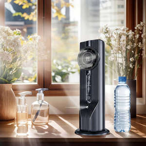Electric Battery-Powered Personal Quick Cooling Fan <b>Humidifier</b> <b>Misting</b> Features for Home Office Comfort AC Air Conditioner Type - Product Image 6