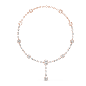 Collier en diamant CVD EF VVS-VS créé en laboratoire 12,06 CT, or 18 carats, 14 carats, or rose, or jaune, or blanc, bijoux fins de luxe - Product Image 2