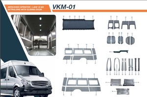 Juego de molduras interiores moldeadas al vacío de plástico ABS MB Sprinter del proveedor mejor vendedor Kits interiores - Product Image 6