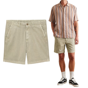 Pantalones cortos chinos ligeros para hombre, ropa deportiva personalizada elástica para hombre, pantalones cortos de golf de entrenamiento, tela personalizada cálida de secado rápido - Product Image 2