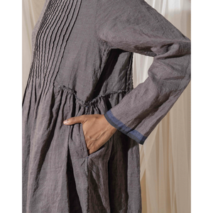 ชุดเดรสทรงเอ บาวยา รุ่นสตอร์ม ลินิน พินทัค - Product Image 6