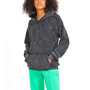 Sudadera con Capucha para Mujer, Lavado Ácido, Multicolor, en Oferta, Tejido de Secado Rápido, la Mejor Oferta en Línea, Sudadera Anti-Pilling y Transpirable para Mujer - Product Image 1