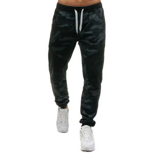 Joggers de forro polar para hombre de talla grande al por mayor 100% algodón pantalones de entrenamiento con cordón a prueba de viento temporada de invierno uso al aire libre - Product Image 4
