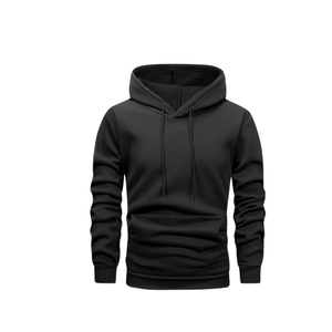 Solid Color 100% Cotton Oversized Hooded Sweatshirt Spring Autumn Winter Casual Sports Pullover <b>Hoodie</b> Eco-Friendly Available XS - Product Image 1