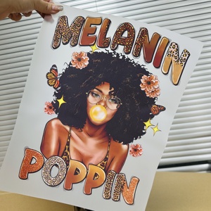 Adesivi Termotrasferibili Personalizzati in Plastisol per Transfer su Tessuti, Design Popolari di Storia Afroamericana - Product Image 3