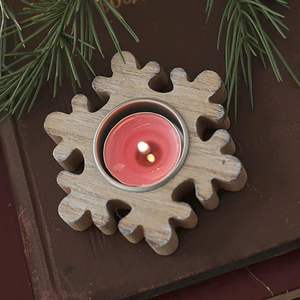 Bougeoir en bois de ferme vintage fait à la main bougeoir en métal et en fer pour la décoration intérieure et la décoration de table de mariage - Product Image 2