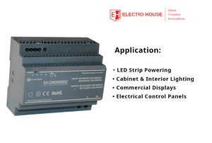 แหล่งจ่ายไฟ 12V 11.3A 135.6W แบบติดตั้งบนราง DIN แหล่งจ่ายไฟแบบสวิตชิ่ง 12V DC สำหรับไฟ LED  แปลงไฟ AC เป็น DC สำหรับไฟ LED Strip - Product Image 4