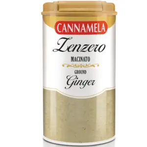 Top Premium Qualité Italien Aliments Sains Gingembre Moulu Cannamela Épice À Saveur 1 Pot 48gr pour la cuisson
