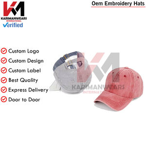 Venta al por mayor 100% gorras de béisbol de algodón para hombres sombreros de papá personalizables moda gorras deportivas en blanco con logotipo bordado - Product Image 6