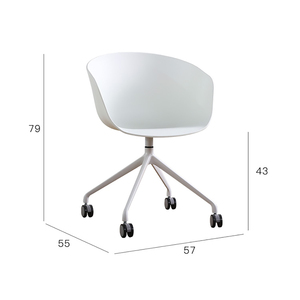 Silla Minimalista con Base Giratoria de Plástico JC8116 - Product Image 5