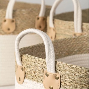 Hot New Design Jute Seagrass Storage <b>Basket</b> <b>Woven</b> <b>Basket</b> Wholesale Price Room Furniture Decor - Product Image 2