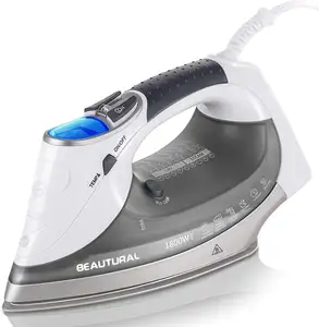 buy wholesale Watt Steam Iron with Digital LCD Screen, Double-Layer and Ceramic Coated Soleplate