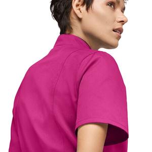 Résistance à l'eau femmes Chef manteaux coton toile col Mandarin Restaurant Chef personnel uniforme Double poitrine fermeture Chef veste - Product Image 6