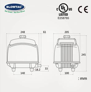 Efficient Septic Tank Treatment with Compact No Oil <b>Air</b> <b>Pumps</b> - Product Image 5
