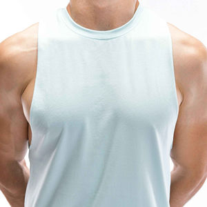 Camisetas de Tirantes Personalizadas para Hombre, Talla Grande, Transpirables, Ajustadas, Cuello Redondo, Estilo Casual - Product Image 5