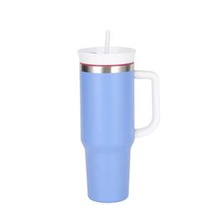 Taza de Viaje Aislada de Doble Pared de 40 Oz, Taza de Acero Inoxidable con Aislamiento al Vacío de 40 Oz con Asa - Product Image 6