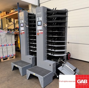 2 x Collateur de papier Duplo DC-10/60 à vingt postes à vendre - Machine de regroupement de papier Duplo d'occasion à vendre - Product Image 1