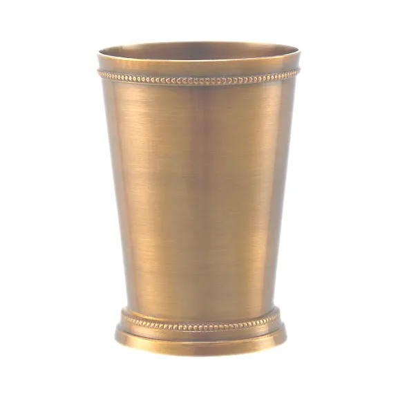 Drinkware Bartender Bar Accessories Mint Julep Cup Brown Color Metal Beer Glass for Kitchen And Restaurant